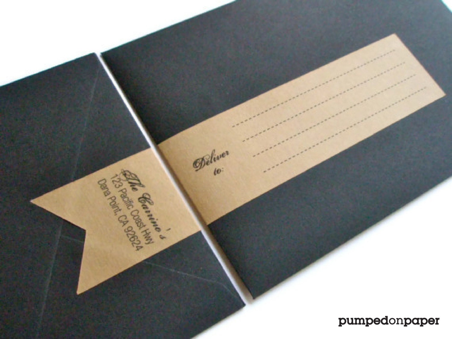 Wrapping Address Labels personalized banner wraparound address labels set of 12