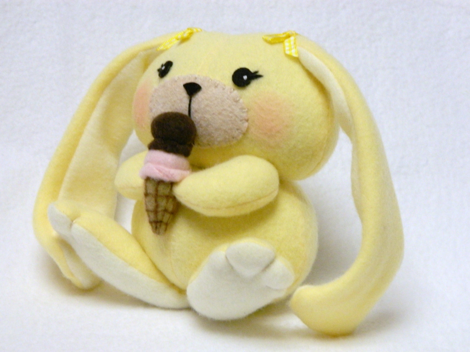 ice cream cone stuffed animal