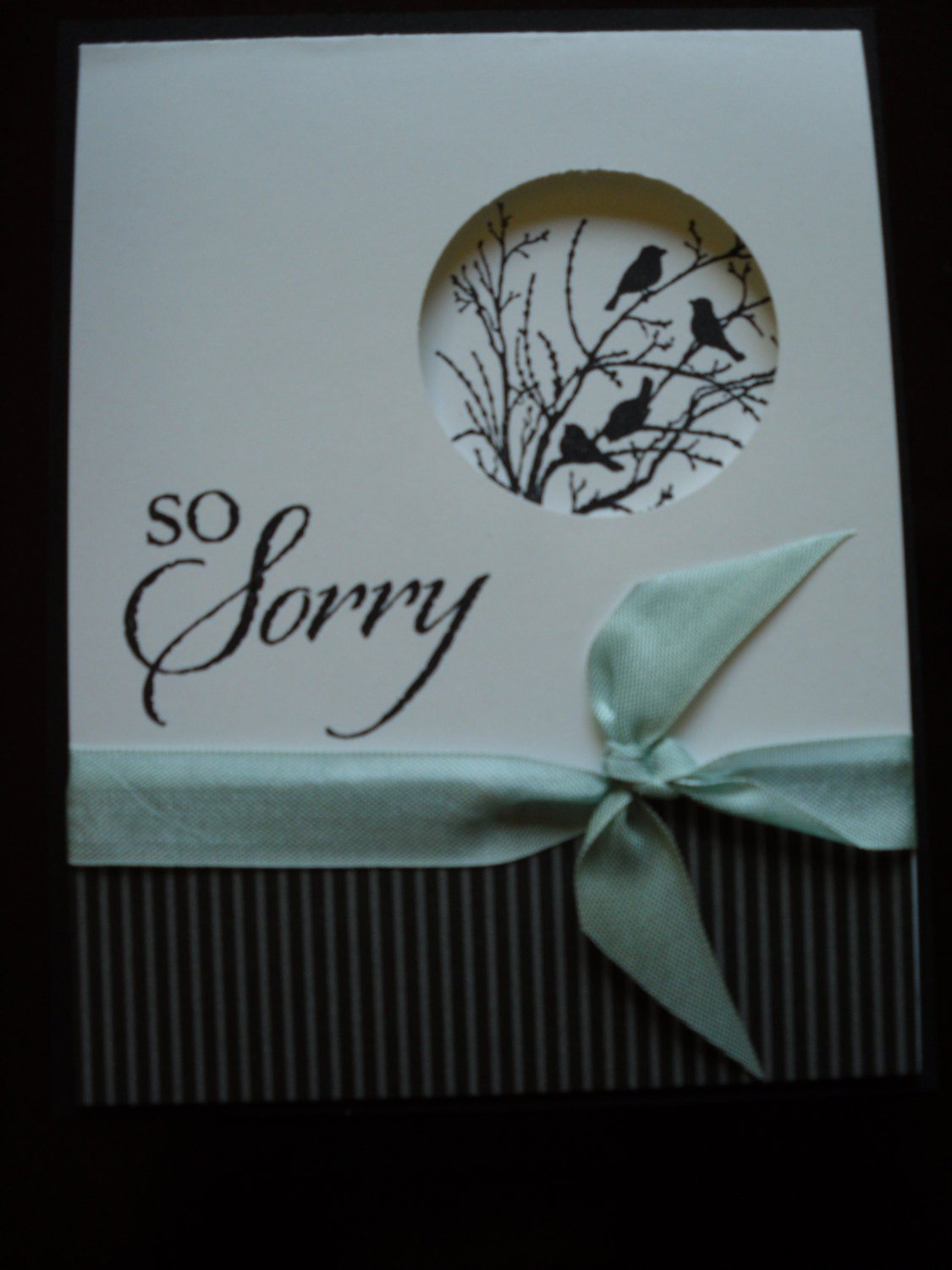 Handmade Stampin Up Sympathy Card