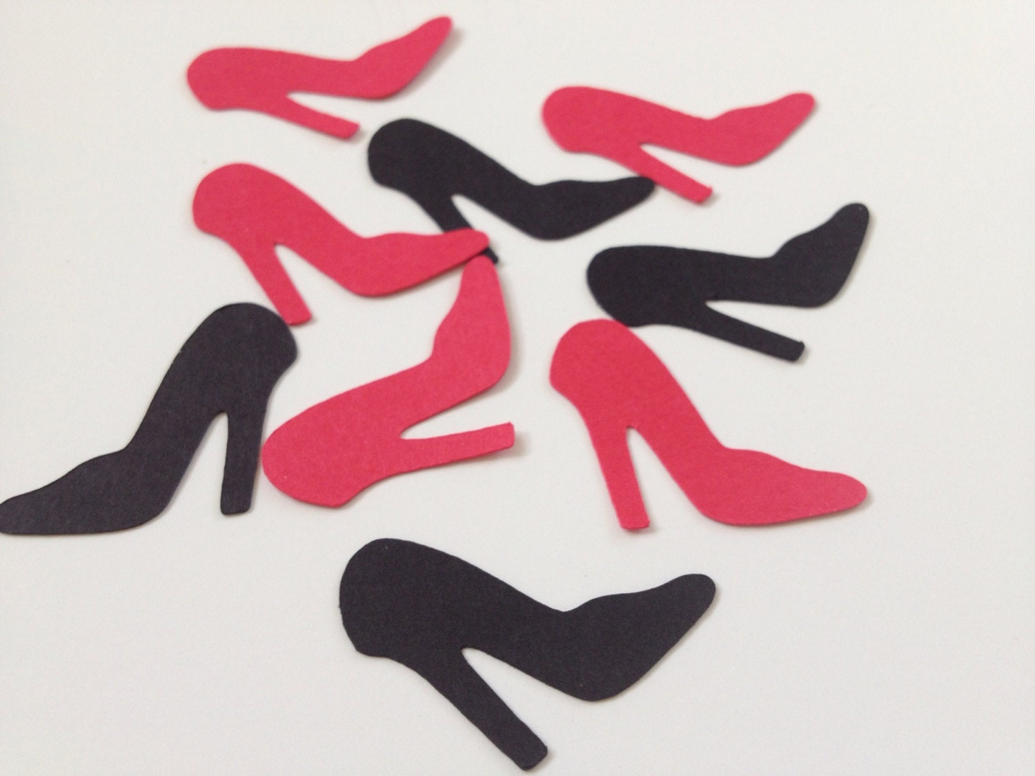 favorite cake high heels Bridal Etsy Table JellyBeanPaper on Heels Confetti by High