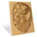Spiderman vs Venom etched on a Wooden Plaque
