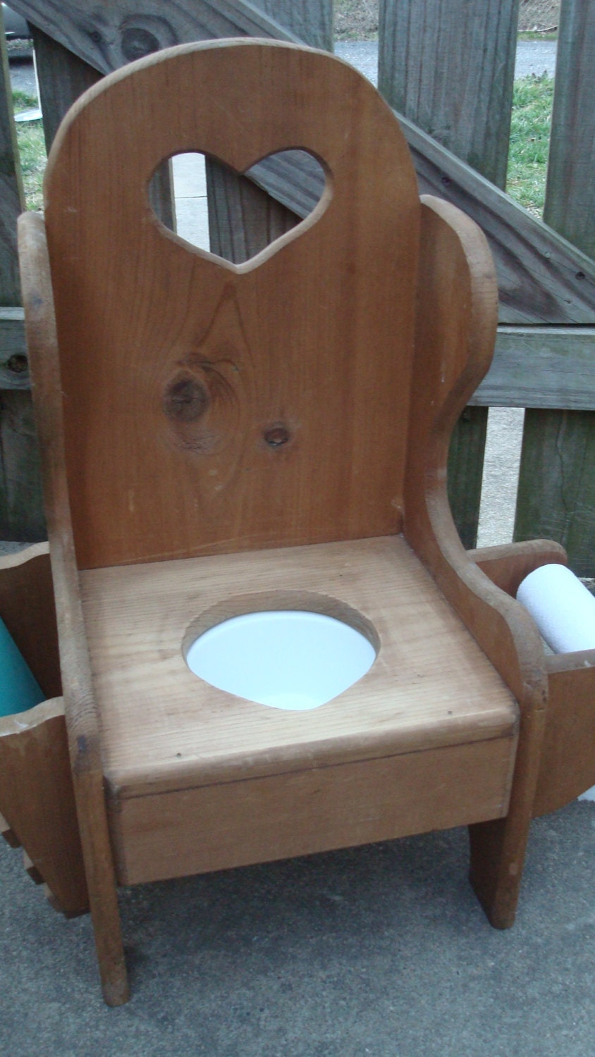 Children's Potty Training Chair Wooden Deluxe