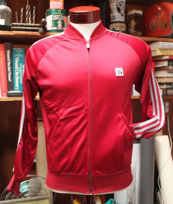 Items similar to Vintage Burgundy and Grey Todd 1 Sweat Jacket on Etsy