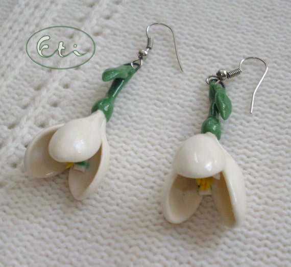 air dry earrings