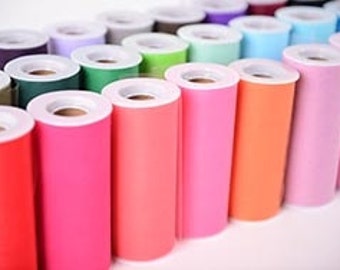 PREORDER: Tulle roll 6"x25yds (75') choose your colors combine and save on shipping