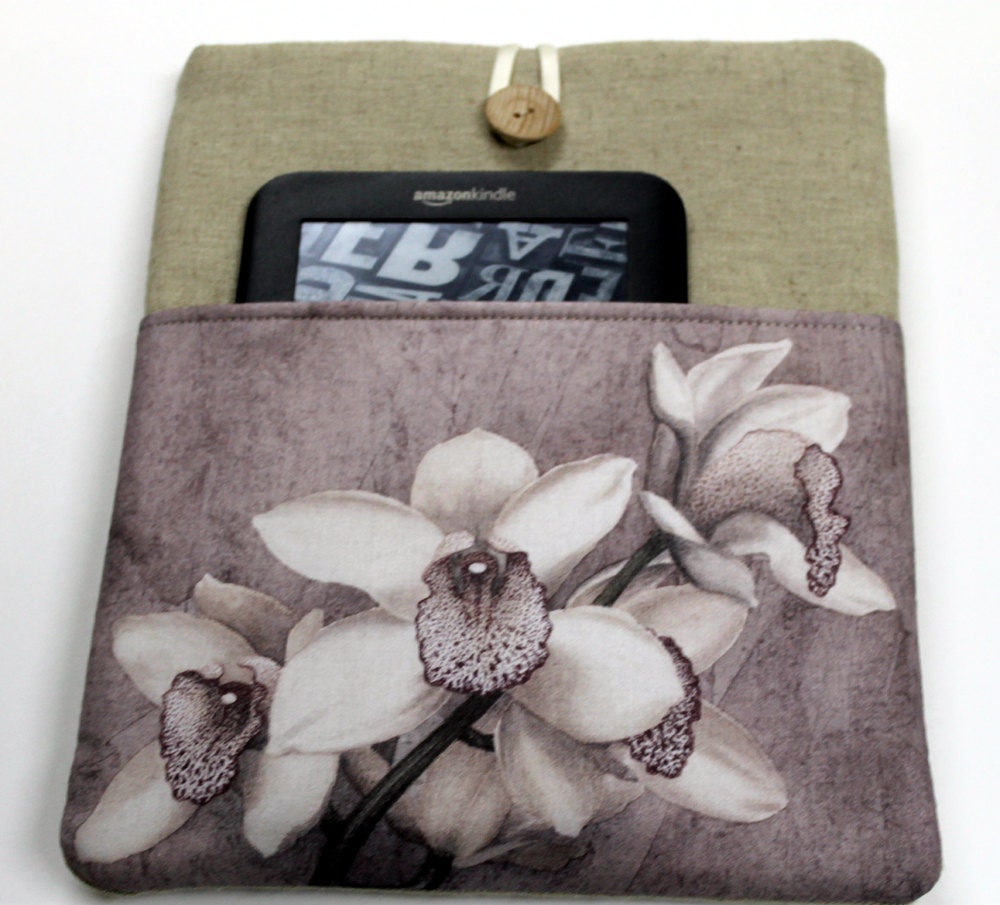 Womens Laptop Sleeve Laptop Case pocket Orchids by StudioPapilio