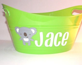personalised toy bucket