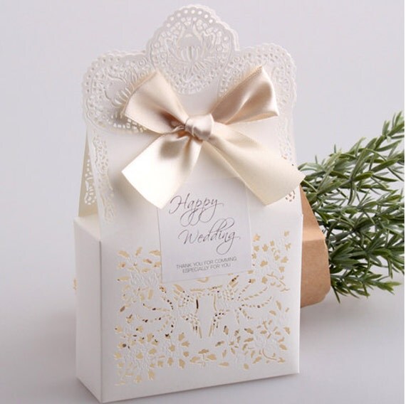 Items similar to Pure lace gift box 10 set on Etsy