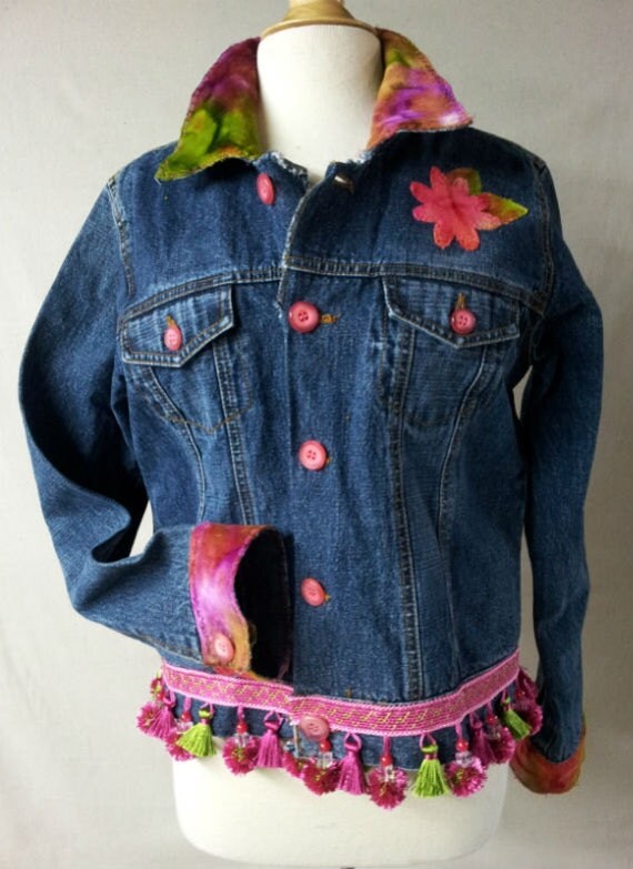 Upcycled Clothing / Upcycled Denim Jacket / by CuriousOrangeCat