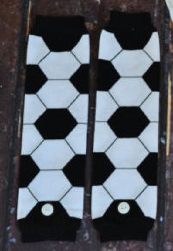 Items similar to Soccer Ball Print Leg Warmers on Etsy