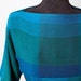 sweet aquamarine plaid hand woven dress, never worn