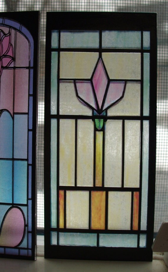 Miniature Stained Glass Panel 1 Scale