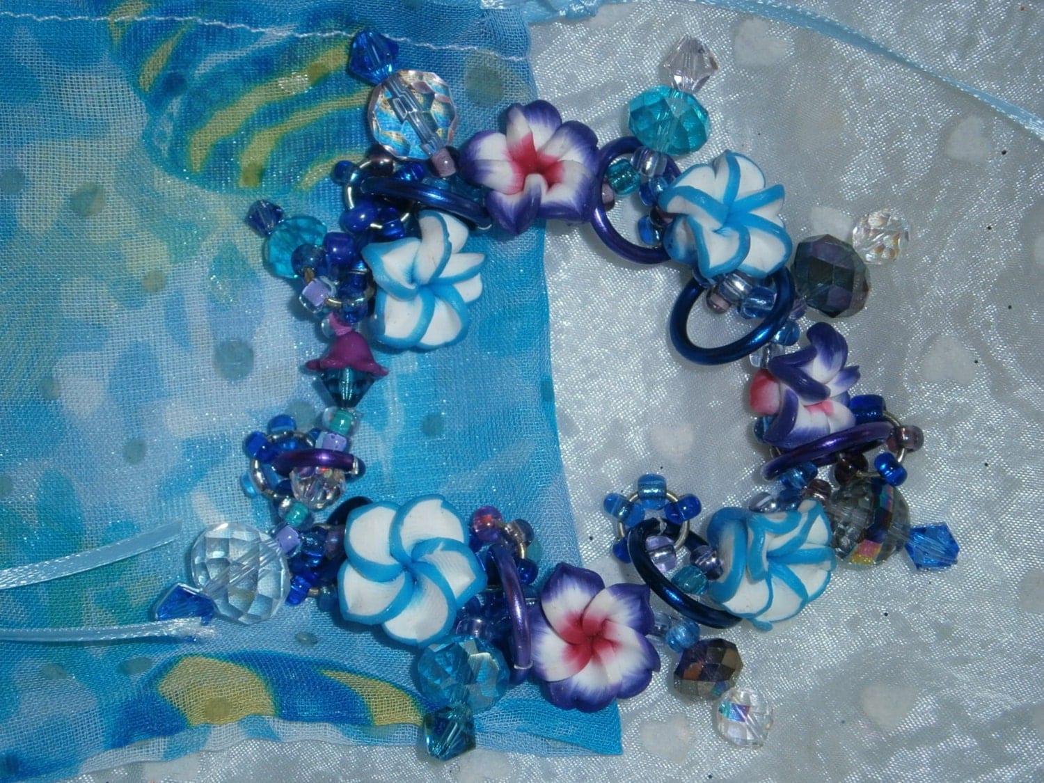 Hawaiian Flower Bracelet