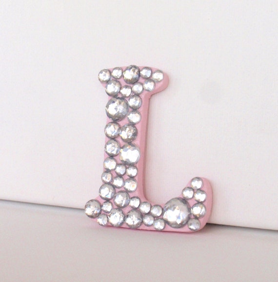 Silver sparkle bling alphabet letters 2.5