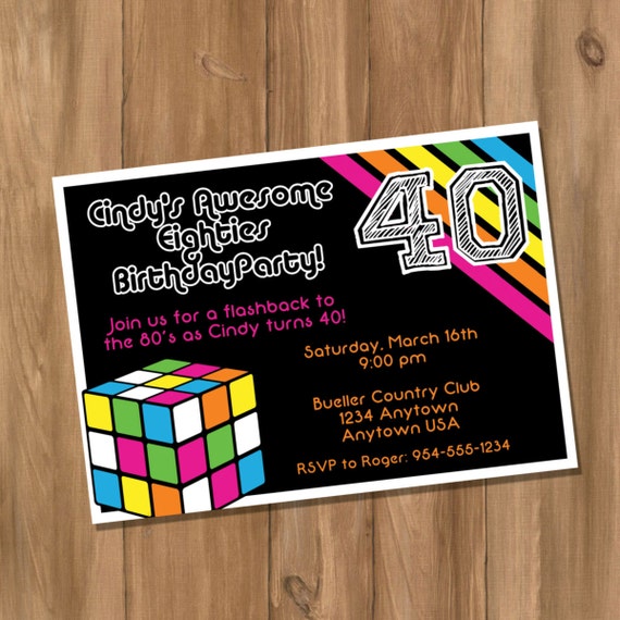 Awesome Birthday Invitations 1