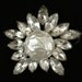 On Hold for Ruth Vintage Rhinestone and Pearl Brooch Beautiful Bridal/Wedding