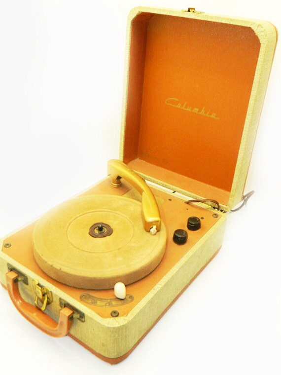 Vintage Portable Record Player For Sale Literacy Basics