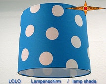 Popular items for blue lamp shade on Etsy