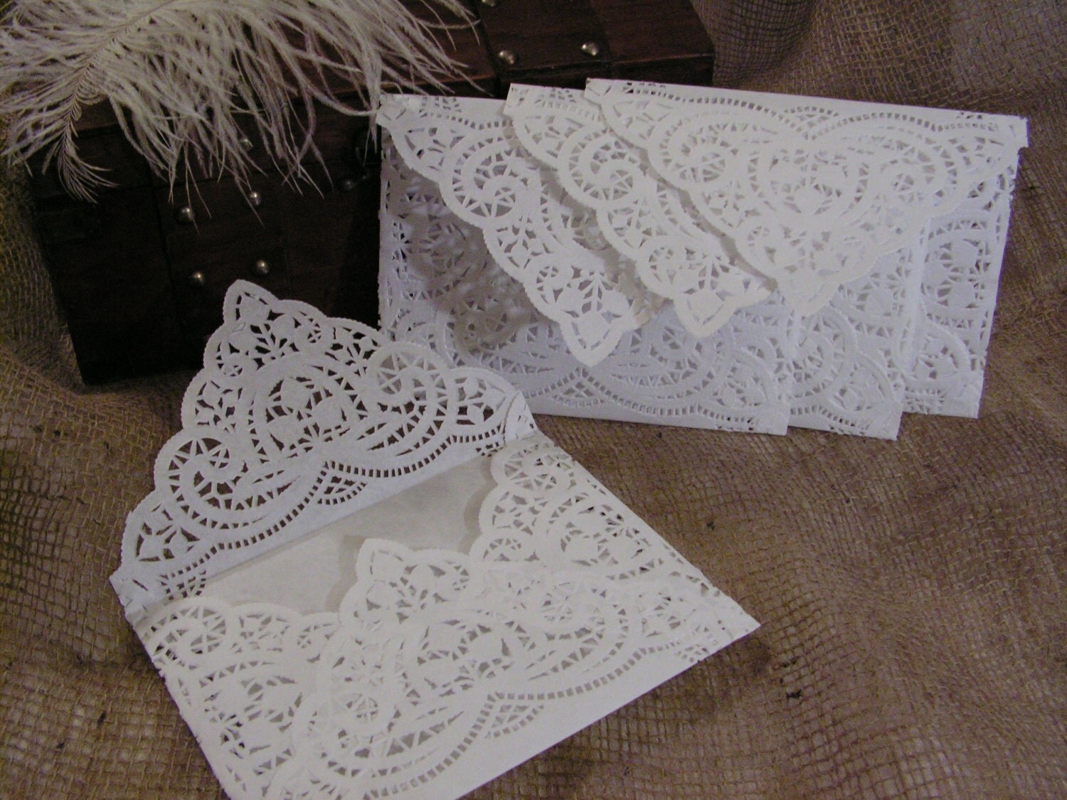 Lace Doily Invitations 9