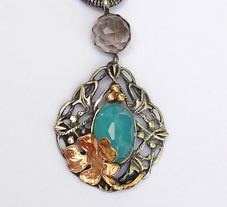 Sea of Galilee necklace made in Israel silver pendant