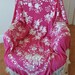 Hand embroidered silk piano shawl, spanish flamenco dancewear, RRP 230.00GBP