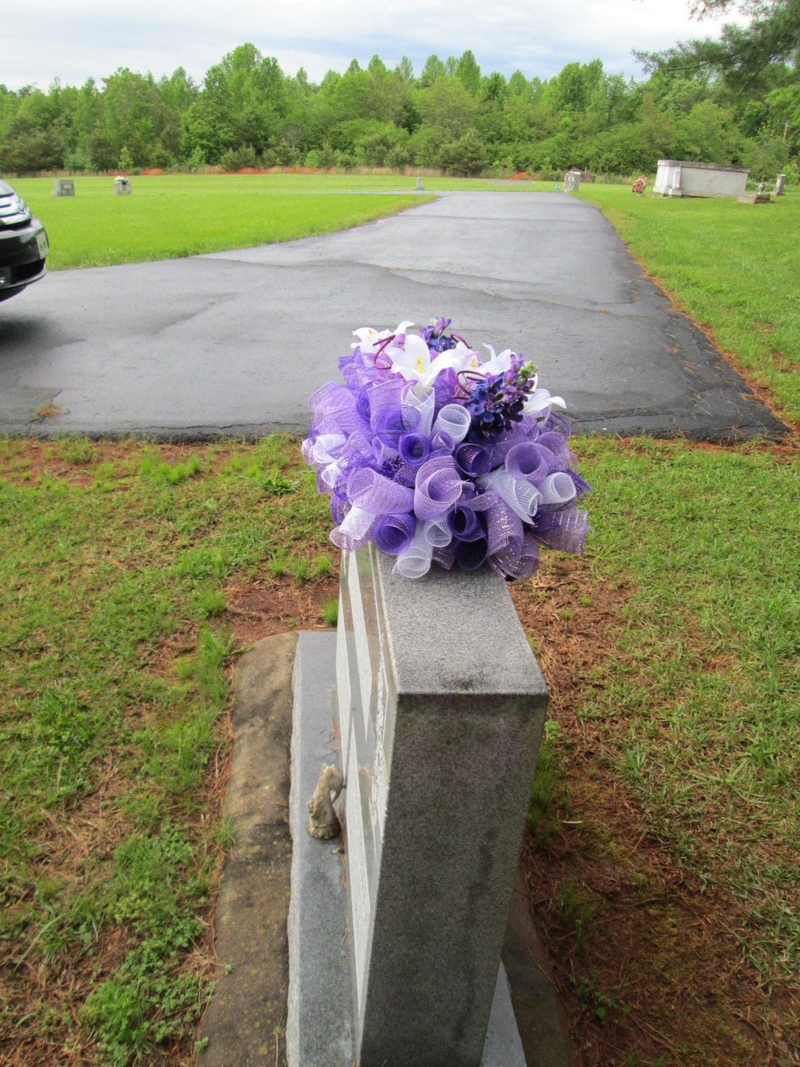 Headstone saddle Grave decoration Gravestone saddle Deco