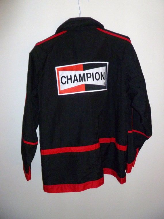 Vintage Champion Spark Plug Racing Style Jacket 1970s Size M