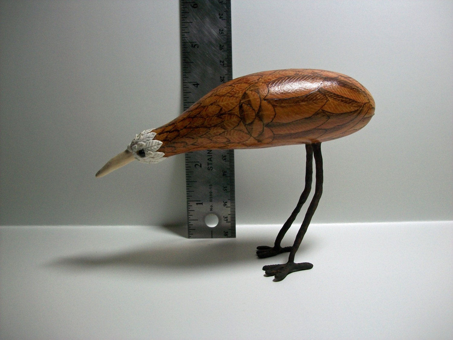 Dried mini gourd bird