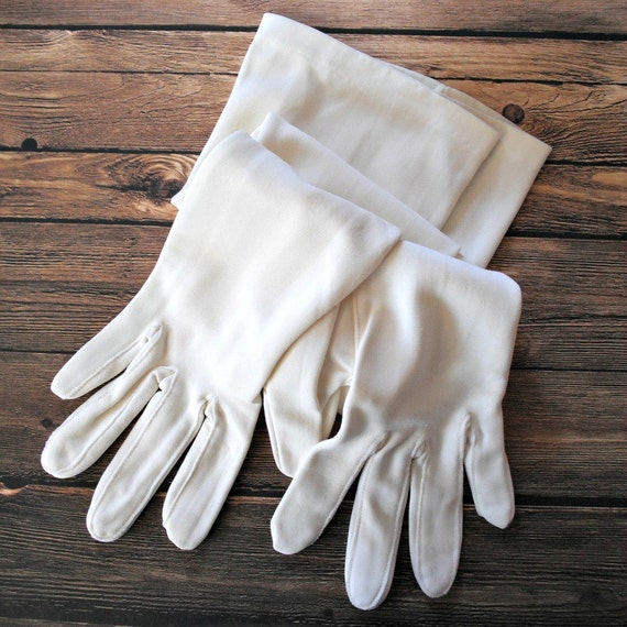 Vintage opera length gloves