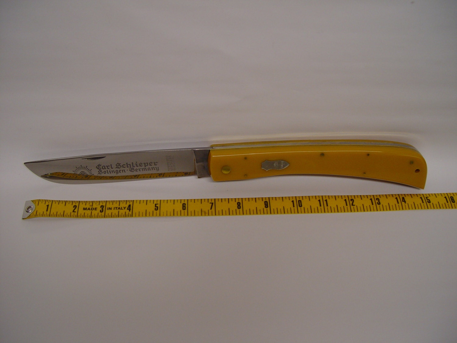 German Eye Brand Carl Schlieper Sodbuster Display Knife HUGE