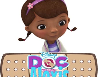 Items similar to Doc McStuffins Inspired Personalized Birthday Iron On ...