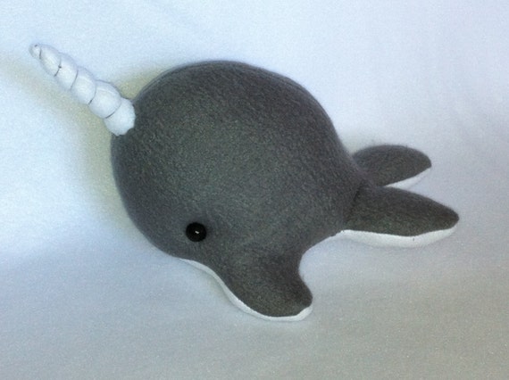 big stuffed narwhal