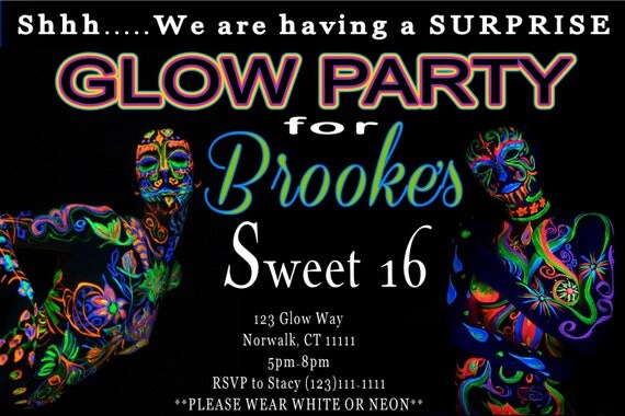 party decorations for rave Sweet NEON GLOW birthday Items 16 party to similar