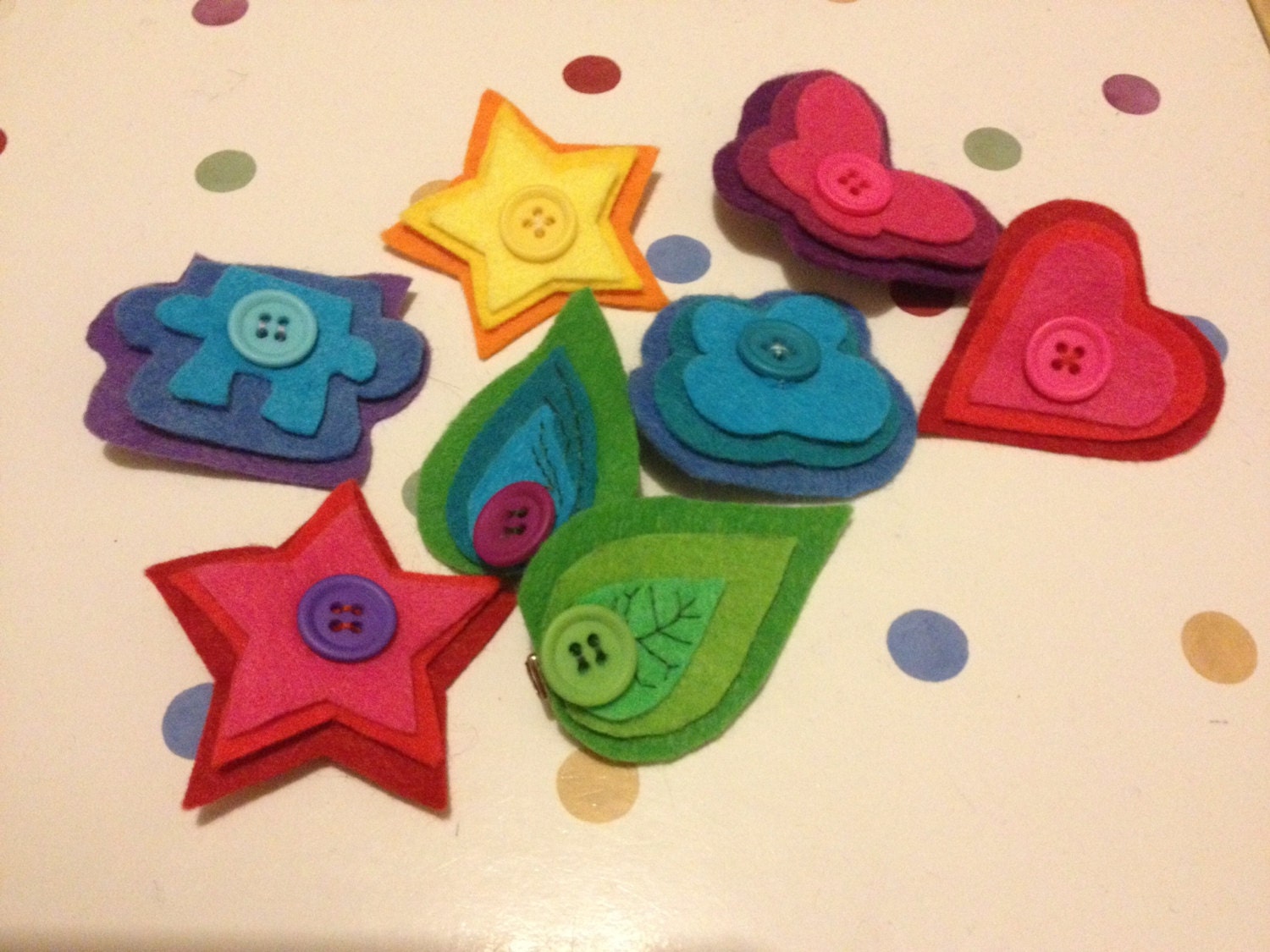 Cute Felt Hair Clips