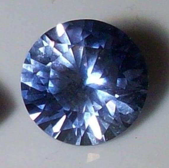 Blue Diamond Sapphire..6.5 mm 1.3 ct VVS Top Russian