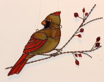 Popular items for female cardinal on Etsy