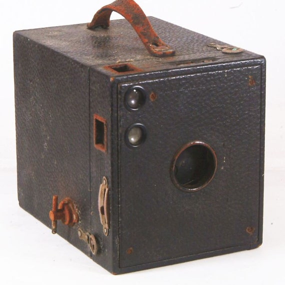 Vintage Box Camera No 3 Brownie Film Camera with Lens by BrassLens