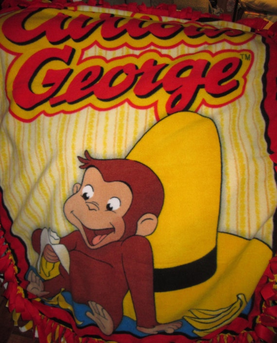 Curious Eats Bananas Fleece