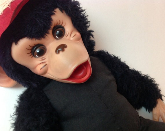 zip stuffed monkey