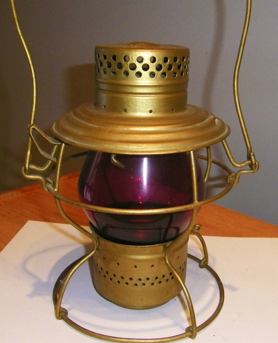 Vintage Handlan St. Louis Railroad Lantern Lamp with by PULSEent