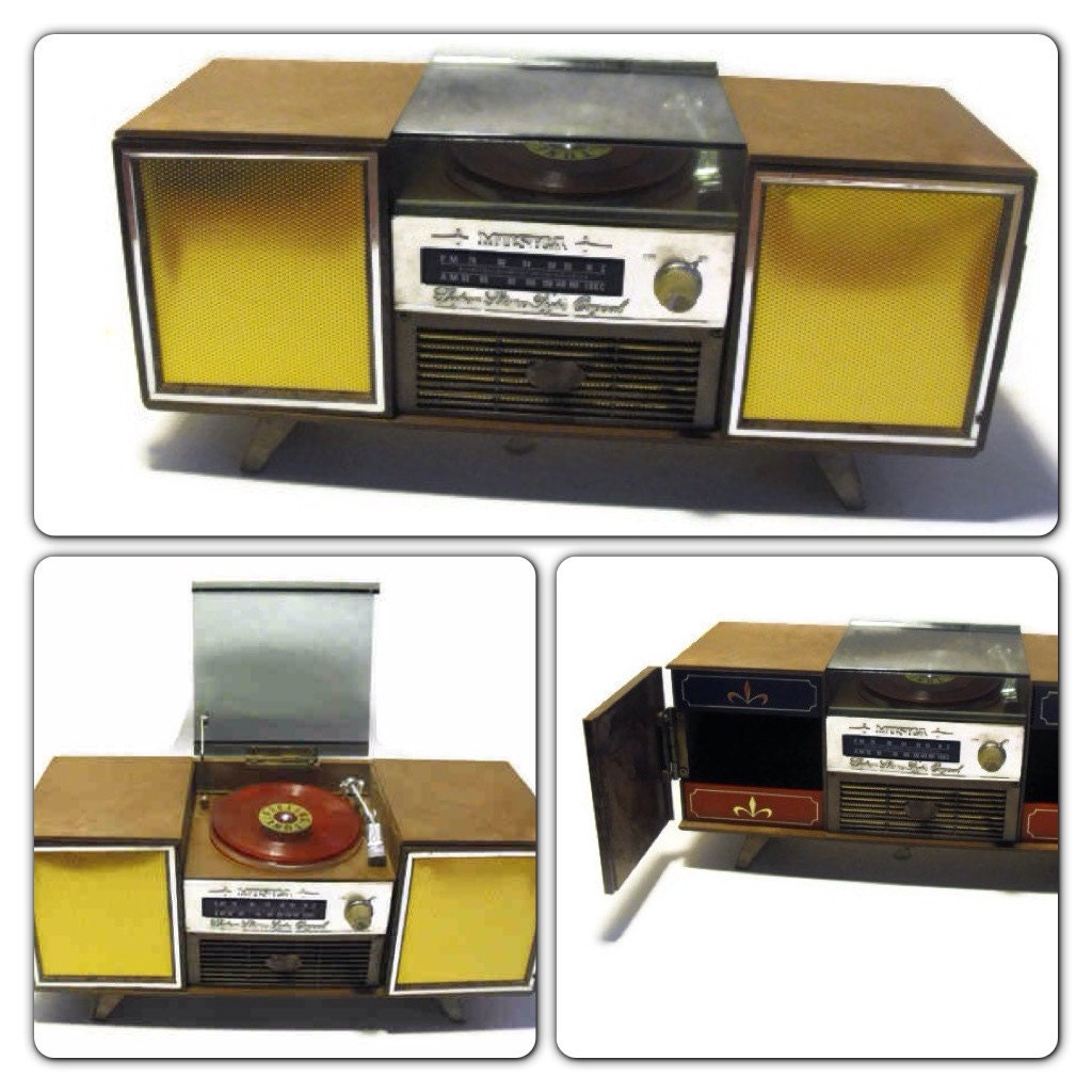 classic music box record player