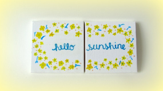 Hello Sunshine - Canvas Art - Mixed Media