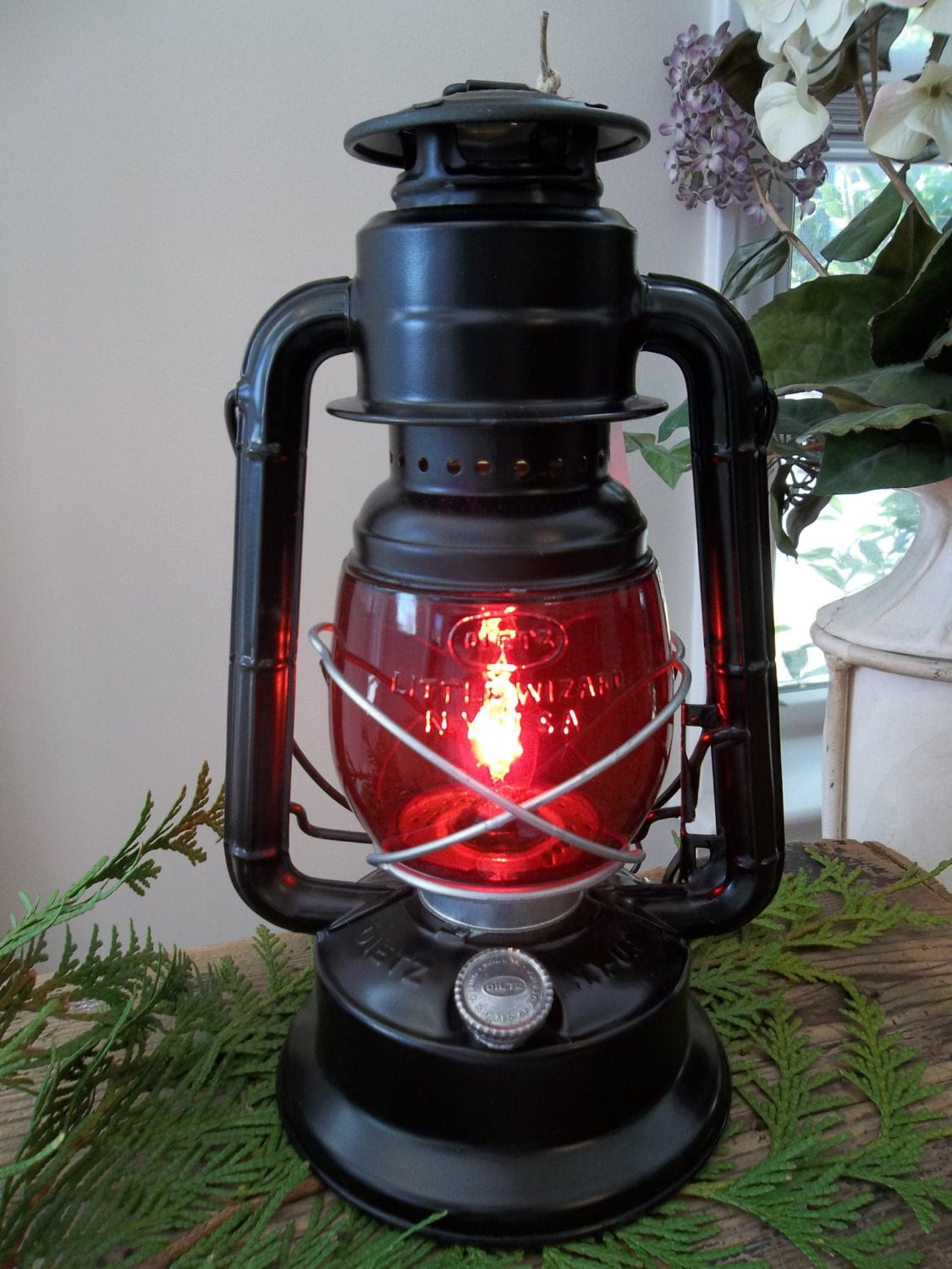 Vintage Electric Lantern Lamp by BigRockLanterns on Etsy