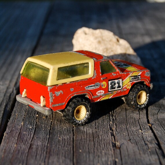 Die Cast Metal Toy Car Ford Bronco 1980 Hot Wheels Off Road