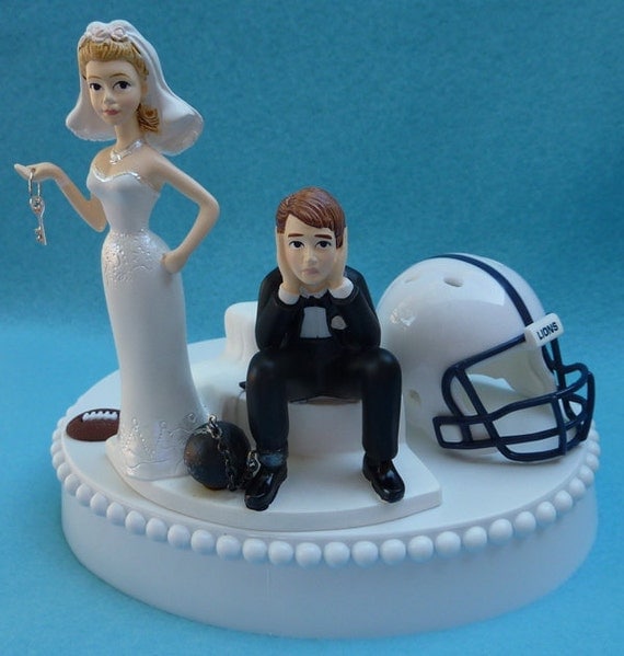 Wedding Cake Topper Penn St. State University Nittany Lions