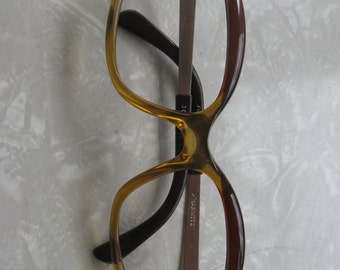 60s / 70s Brown Plastic Ladies Eyeglasses by Marwitz