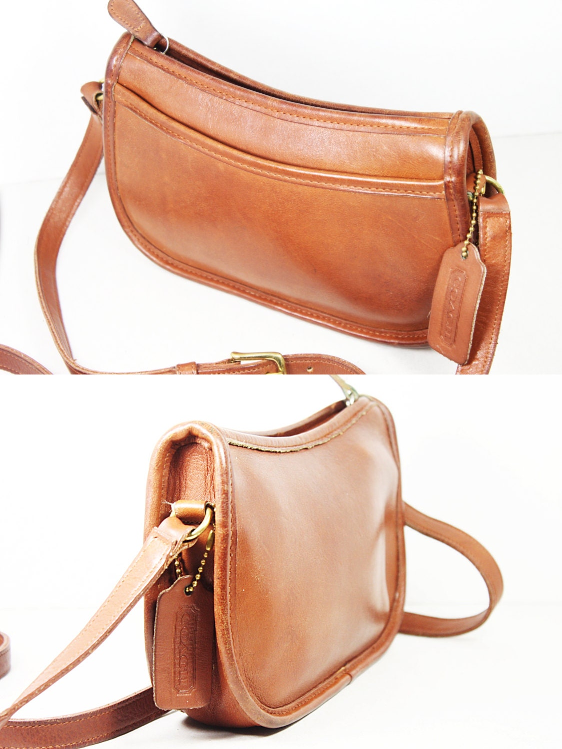 brown cross body bag leather