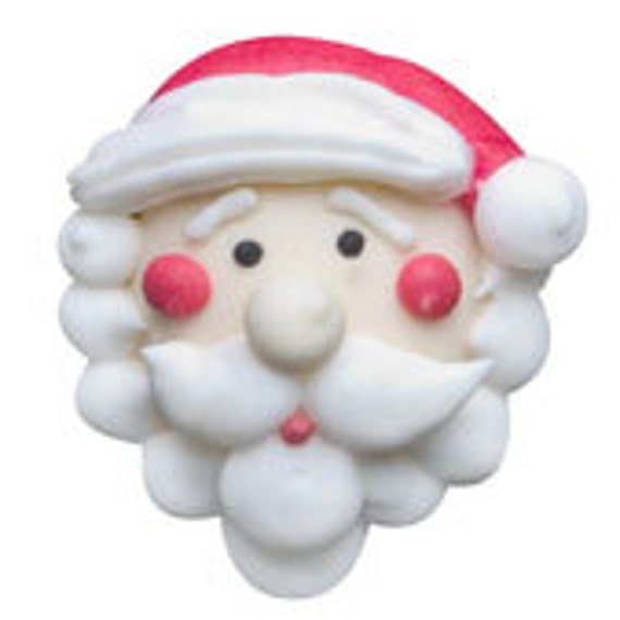 Edible Christmas Santa Royal Icing Decorations Simply