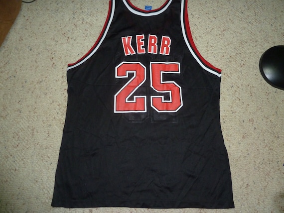 Vtg Steve Kerr Chicago Bulls NBA Champion Jersey Sz Men's