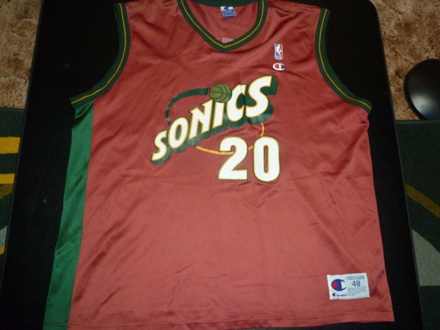 gary payton sonics shirt